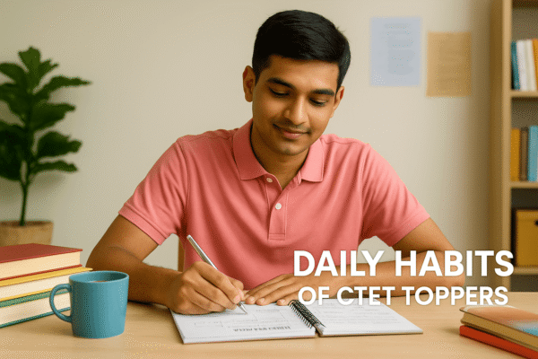 Daily Habits of CTET Toppers – What 95% Aspirants Miss | CTET टॉपर्स की दैनिक आदतें – जो 95% अभ्यर्थी नहीं अपनाते